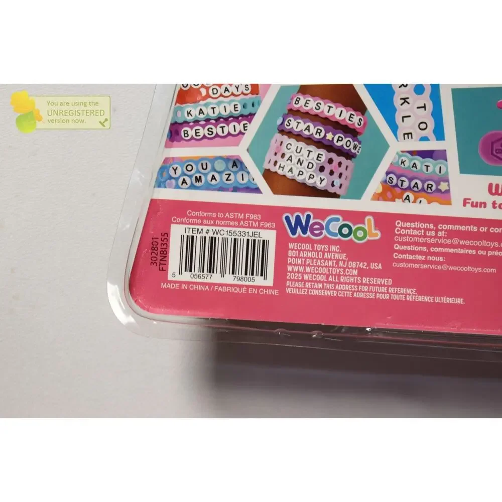 WeCool Jelly Bands Bracelet Kit, Blue
